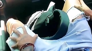 Handsome twink hitchhiker fucked of a urgency