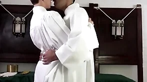 Now, as this young boy learns the ceremonies to be altar boy, he braces in the flesh be useful to a new level of intimacy with the priesthood