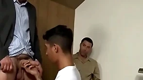 Bad boy and cop hardcore threesome - justin beal, david anthony