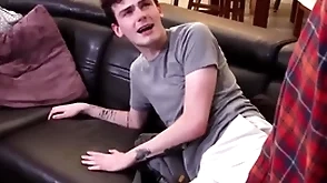 Strict stepfather disciplines stepson