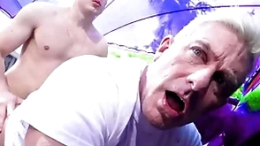 Horny stepson fucks his stepdad real hard - detached porn