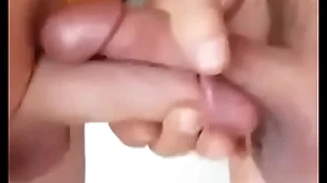 Very hot cocks rubbing each other (lots of cum)