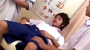 Asian petite twink 3some barebacked and facialized at water down