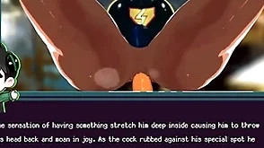 Superhero becomes cumdump - blue lightning - 12 generation of yaoi