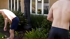 Gay stepbrother together with feigning brother anal