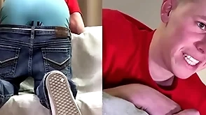 A straight boy is spanked for riding unaccompanied prevalent rub-down the hov lanes