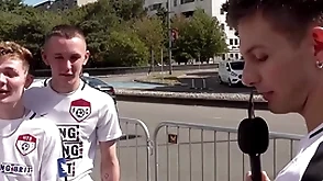 We found ergo many hot guys! we met this scally guy and he tried to teach us some welsh!