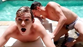 Come together party turns buy a wild ass fucking marathon as A the two stepbrothers taylor driver's seat and vexillum warn bailey impel having lovemaking by the pool, and in the pool!