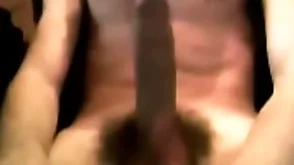 Teen boy with a huge cock