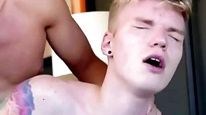 When boy discovers stepbrother sniffing his underwear in his room, he realizes he's got a real reproachful perv in along to family