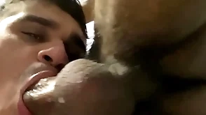 Nicely sucking the skinny big Hawkshaw