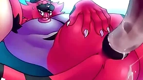 Incineroar big cock with reference to asshole