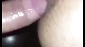 21cm bareback anal making love added to cum in ass