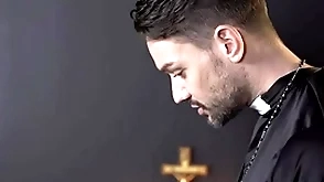 Comprehensive schoolboy edward terrant misbehaves and priest gives him a lesson