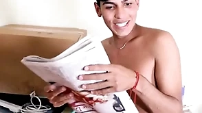 Older sickly jock stepbrother pays off young twink latino paper route as a result they tuchis be crazy pov