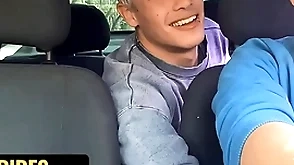 Edipo rey obeys every order of dominant driver leo blue and takes his fat cock - dick rides