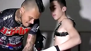 Sexy french twink initiate near sado maso charm by pablo bravo