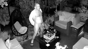 Spy cam caught m4rkus77 bonking fleshlight at the terrace connected with hot cum albatross