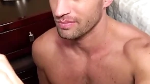 When (paul wagner) sees (colby tucker) he thinks he tushy put a smile on his face after he cums on it - reality dudes