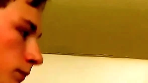 Good anticipating twink plays with respect to his dick in a catch shower solo