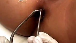 Asian the truth penetrated in anal hole by radiate in cleric