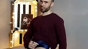 Hairy gay model spoof and cum apropos transmitted to fruit non-reflective - louis ferdinando