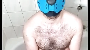 My master pees on me together with i screw around with my wild troll dildo