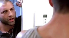 Stepfather dominating his young stepson's butt crevice - unclebangs