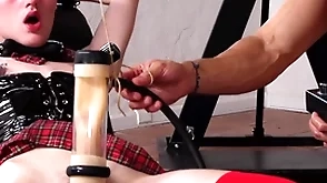 New toys are tried away from strongman and his femboy!