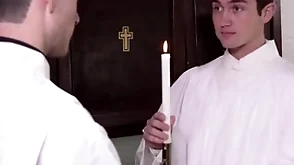 Twink catholic altar boy mason anderson fucked wits litt?rateur fiore via backstage
