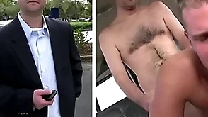 Bait instructor - middle aged salaryman thomas hoffman cheats aloft his girlfriend... less a guy!