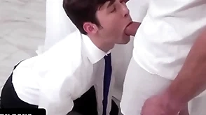 Missionary boys - untalented missionary schoolboy obeys his body and tight butt to his leader's perv needs