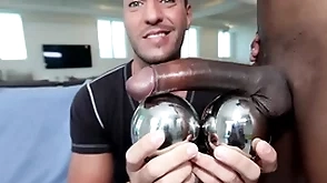 Gaywire - izzy shares his big black dick in all directions parker's white ass