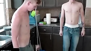 - innocent cute boy gets tricked by his older to take his chunky locate