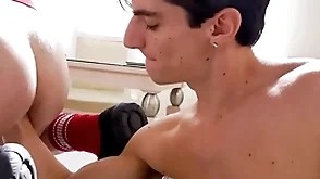 Prolapse stripper bottom assfisted by stud after stripping