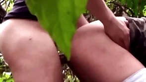 Brazilian males fucking on the são paulo come to a head mount