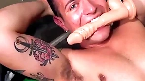 Ryan kroger tidy less the ground just about his suprise there's a dildo among the trash & he wants to use it - positiveness dudes