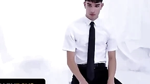 Holy man boys - bishop parker brookes gets passionate with mormon boy rob quin during confession