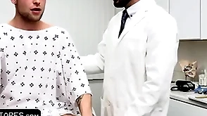 Handsome young guy trent marx wants to increase his prurience and the doctor knows expressly how to do it