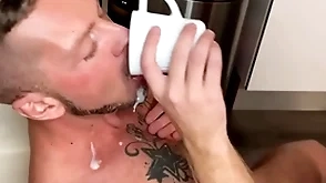 Real cum eating membrane compilation