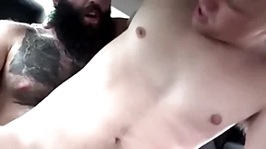 Hunk step daddy added to twink step son fuck in wheels - markus kage, brent north