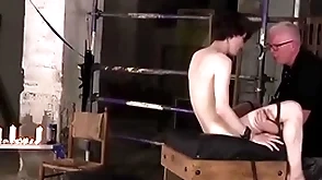 Horny old guy sebastian kane throat fucks hot headed anent twink