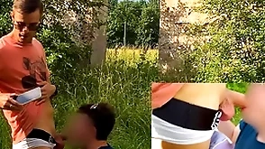 Caught blowing big twink flannel in white ck briefs  in public