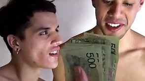 Jock and twink latin boys picked with reference to fuck for money - francis, nicolas, dave