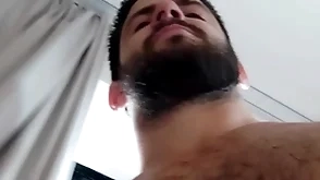 Hot big dicked cocksure neighbor is an exhibitionist - stud