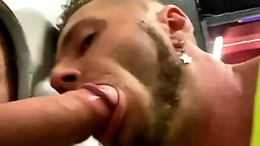 Glory hole gay blowjob be expeditious for monster cock
