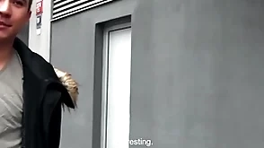 Pov dorsum behind fucking a cute young alms-man who needs the cash - czech hunter