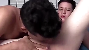 Rawhole young latino zenith sucked and rimmed by 19yo lover